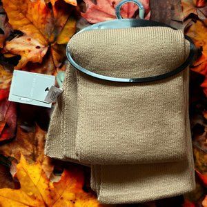 West Loop NWT Brown Knit Scarf Unisex